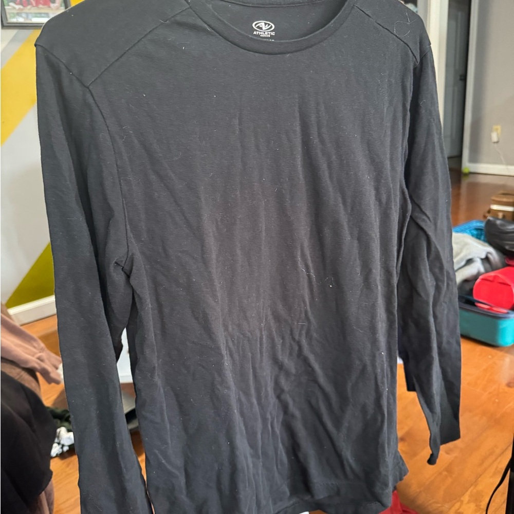 Athletic Works Charcoal Long Sleeve Tee